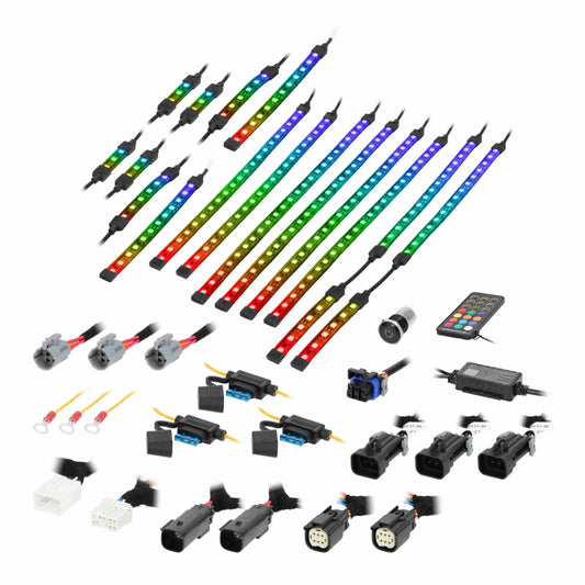 16-Piece Chasing LED Strip Kit