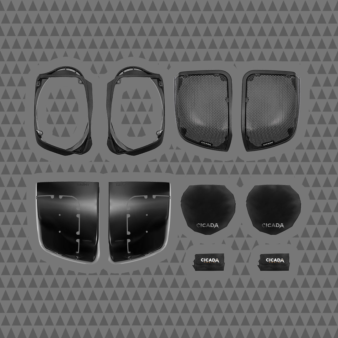 2014+ Factory Bag Cut-in Grill Lid Kit – Pair