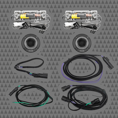 6x9" Mid-Bass 2-way Component Speaker Kit - 2Ω