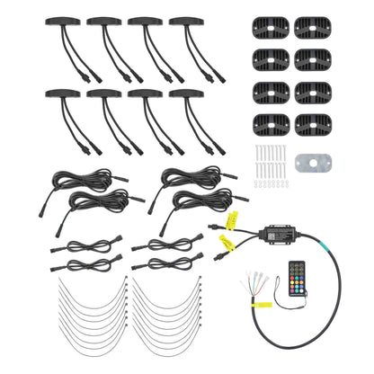 Chasing Wide Angle Rock Light Kit - 8 Pack